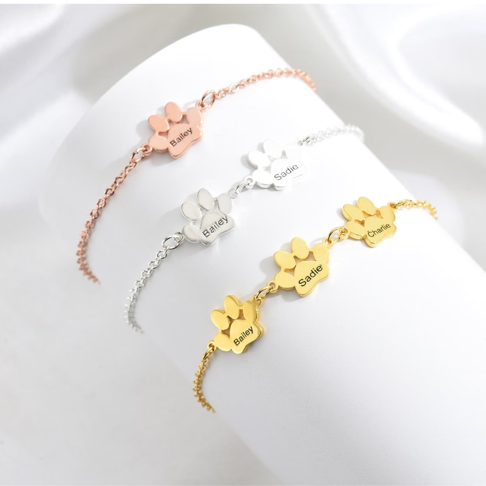 Bracelet/collier patte personnalisable
