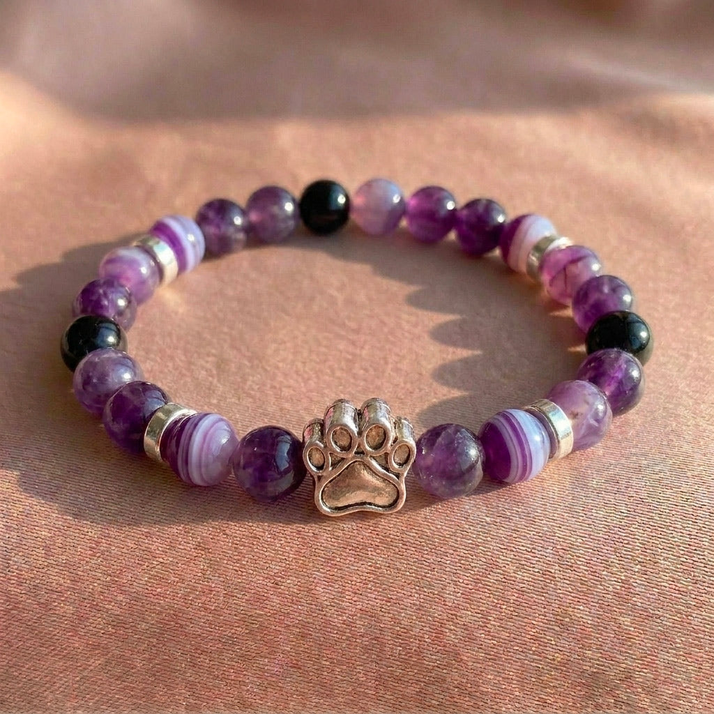 Bracelet Patte Violette
