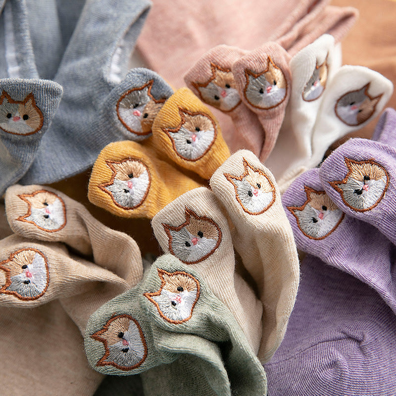 Chaussettes têtes de chats #2