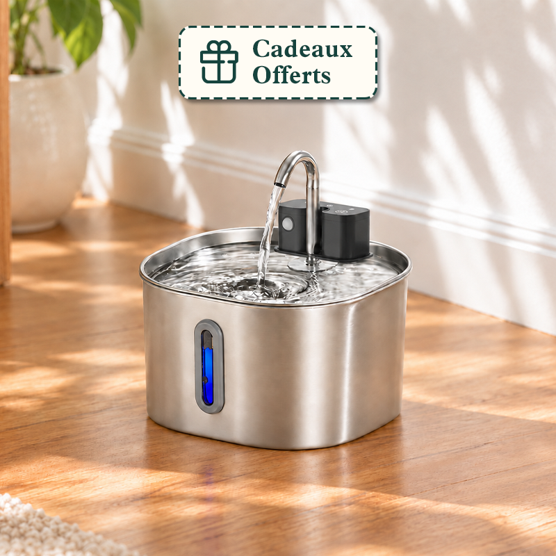 Fontaine à Eau Filtrée pour Chat 2.2L