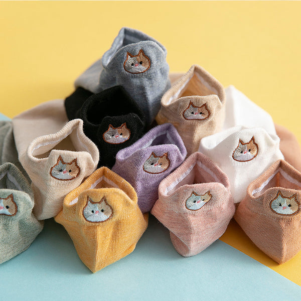 Chaussettes têtes de chats #2