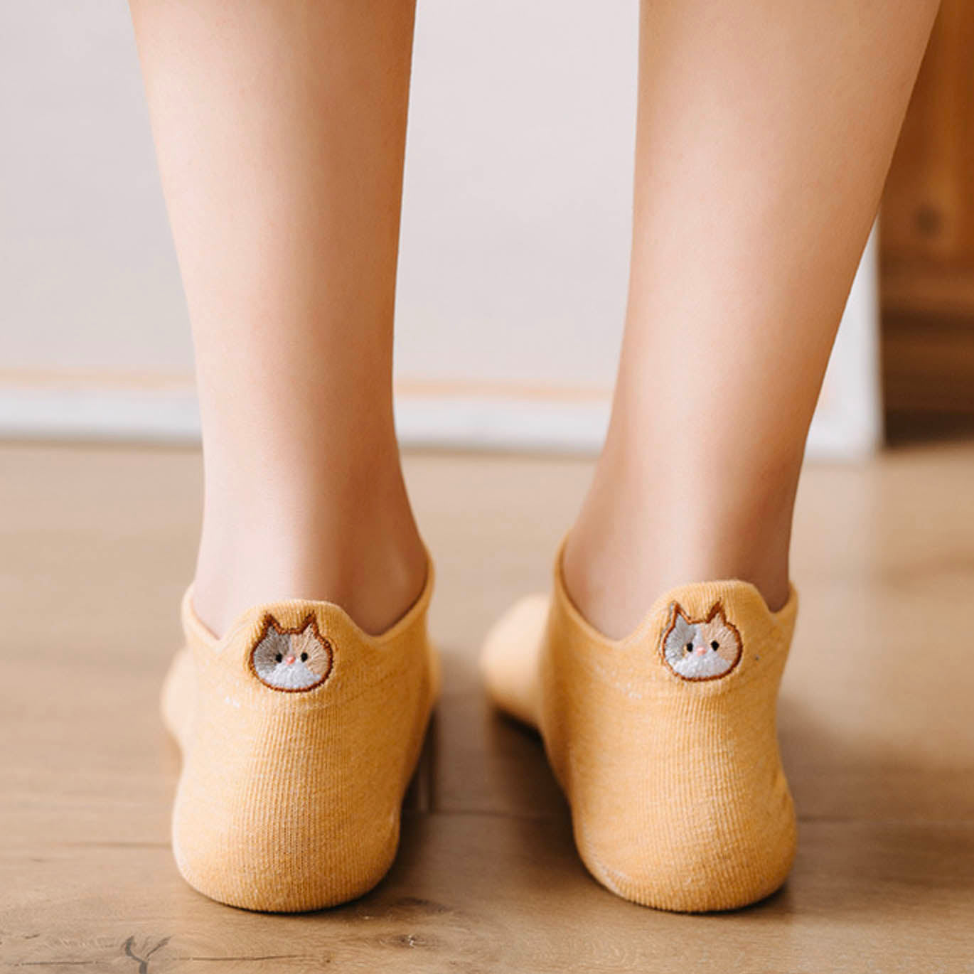 Chaussettes languette chat - lot