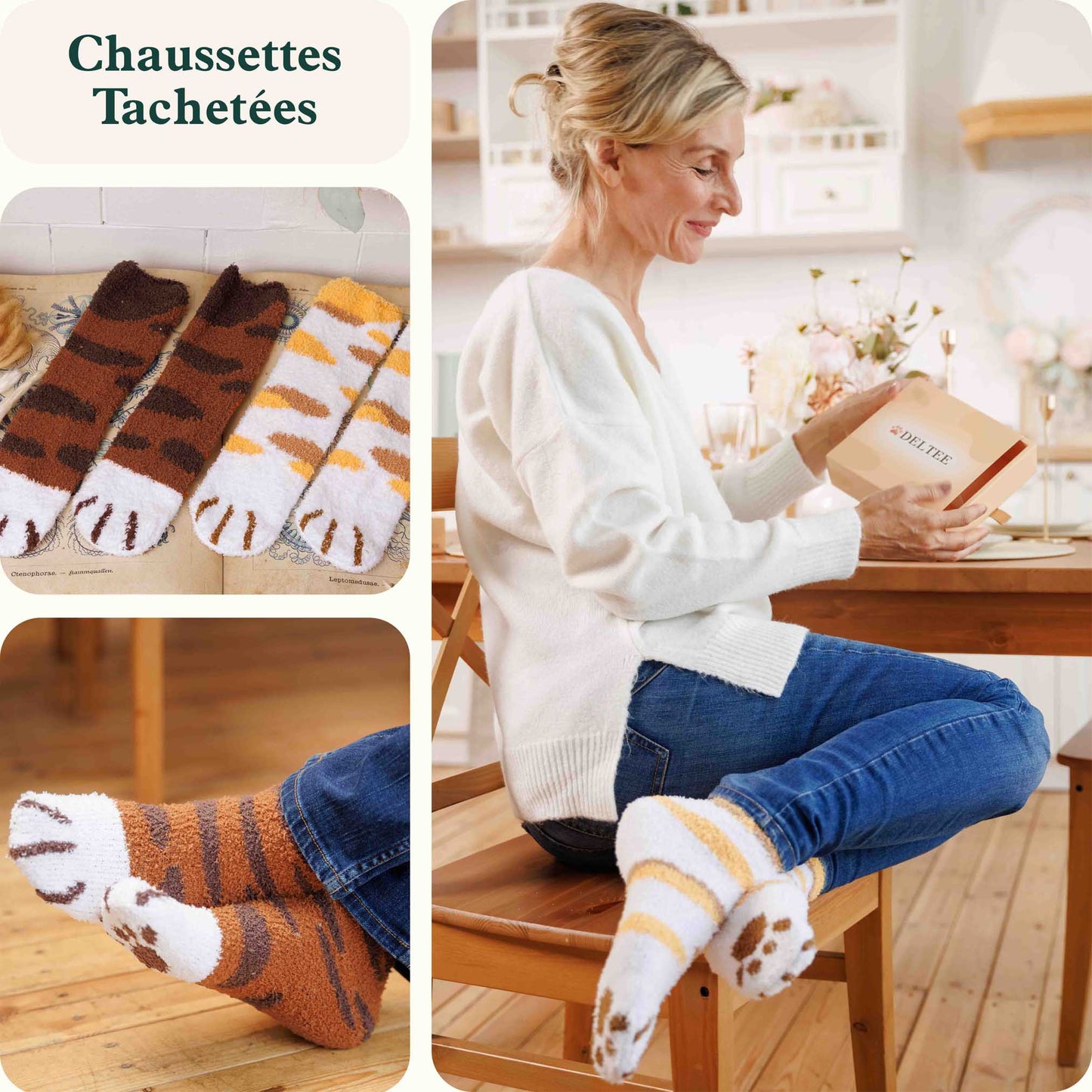 Chaussettes Tachetées