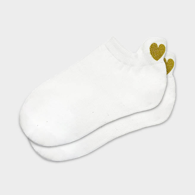 Chaussettes cœur d'or