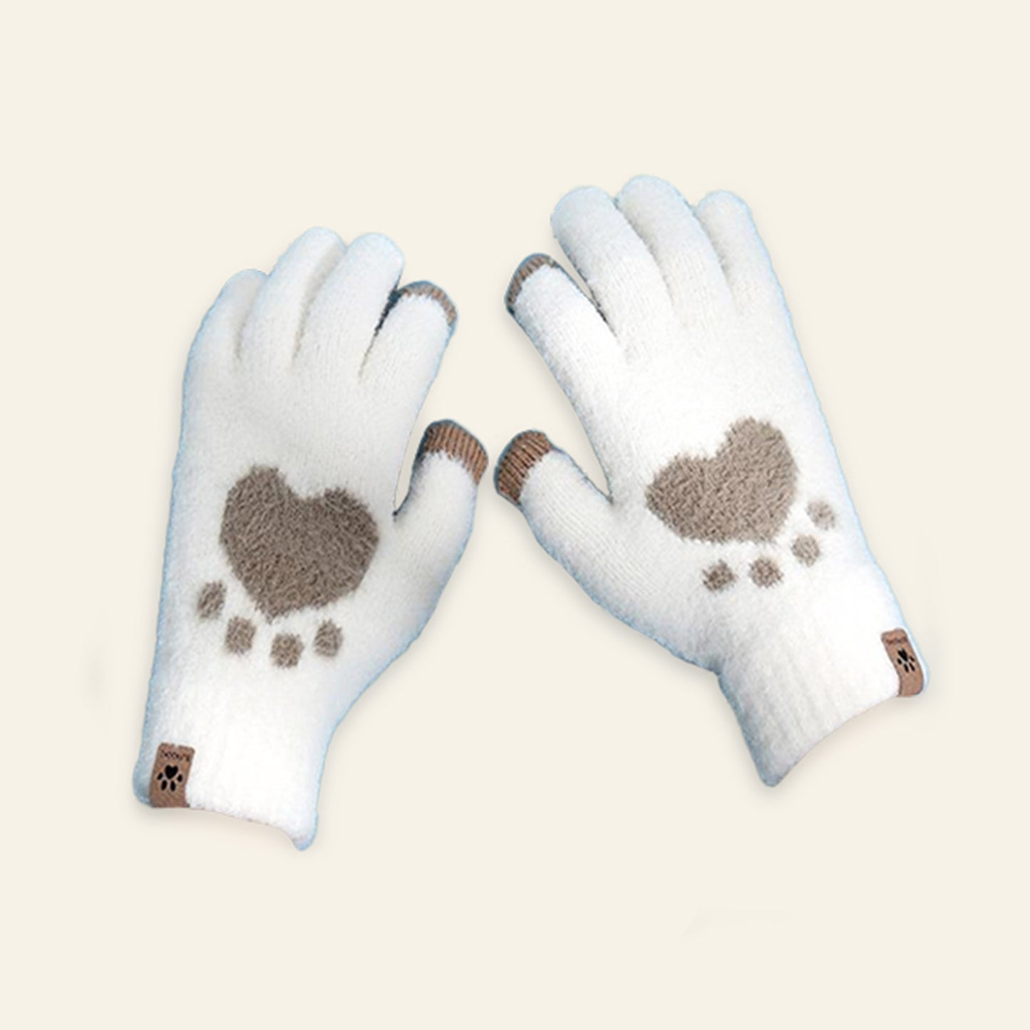 Gants blancs