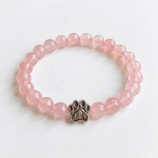 Bracelet Patte Rose Féline