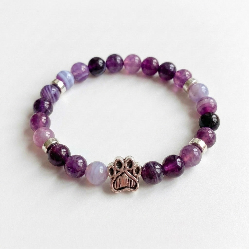 Bracelet Patte Violette