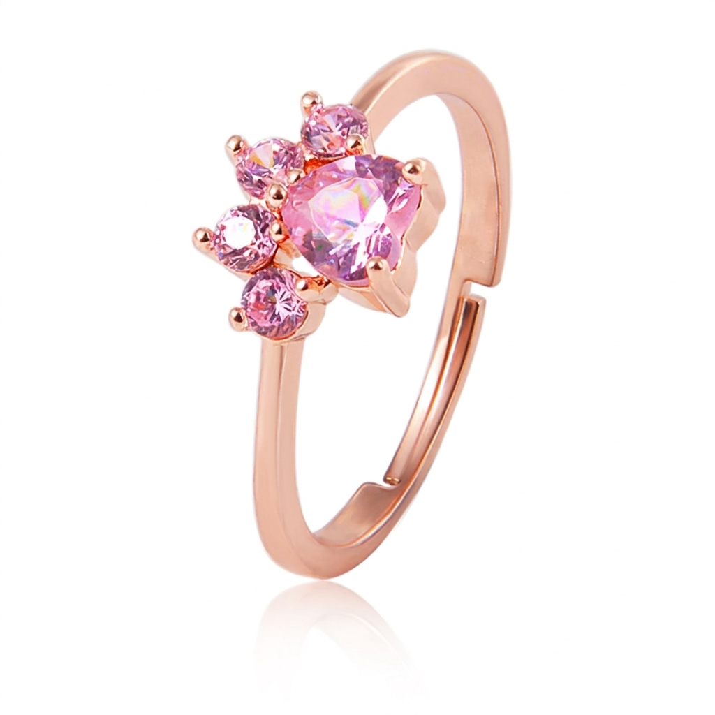 Bague patte de chat