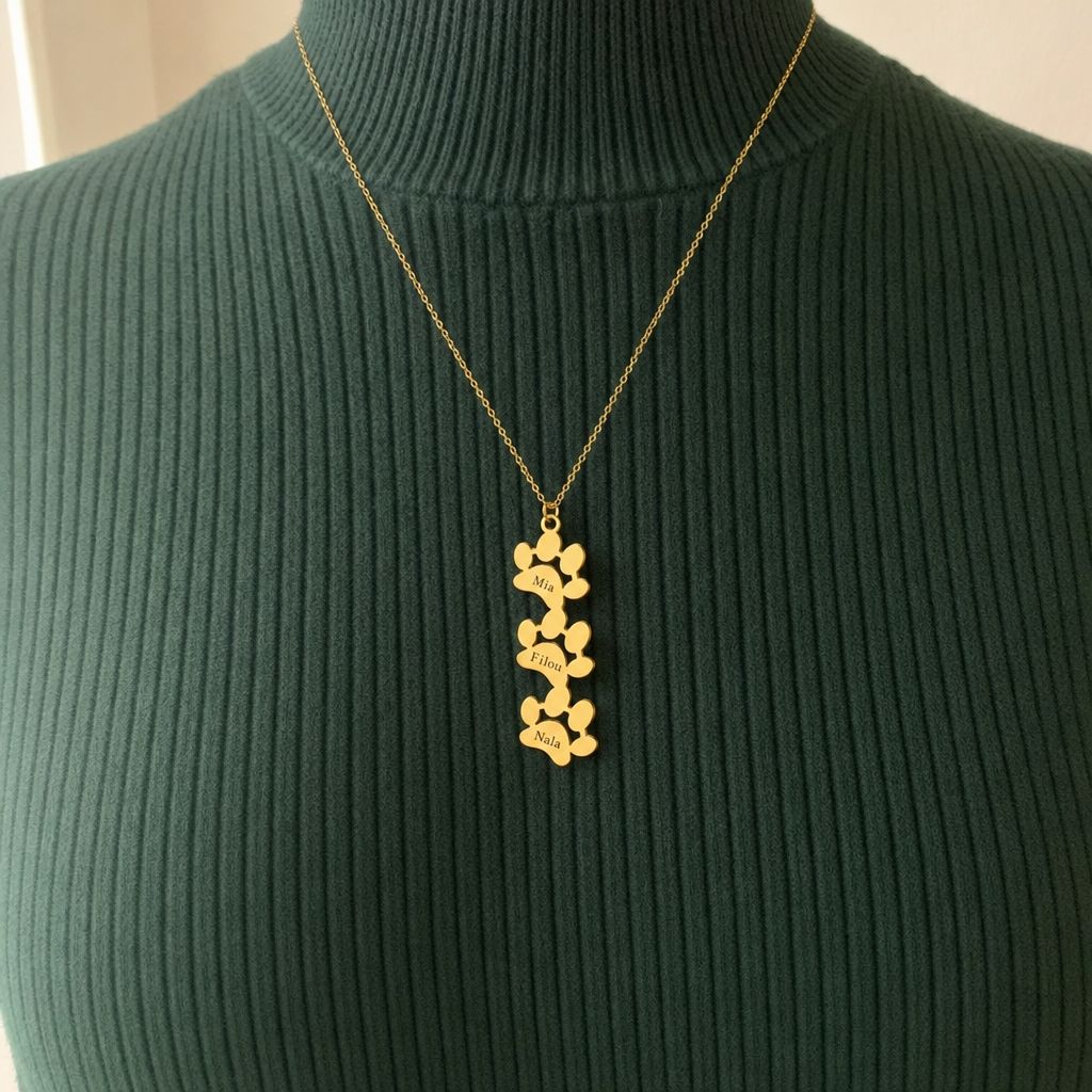 Bracelet / Collier Patte Personnalisable