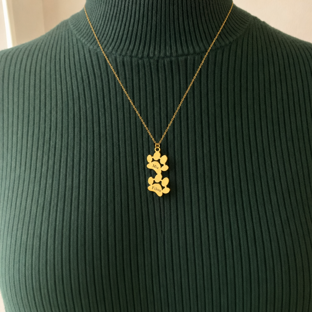 Bracelet / Collier Patte Personnalisable