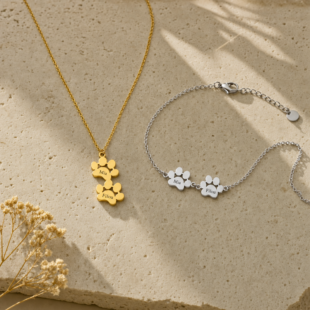 Bracelet / Collier Patte Personnalisable
