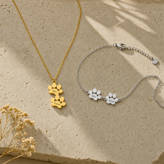 Bracelet / Collier Patte Personnalisable
