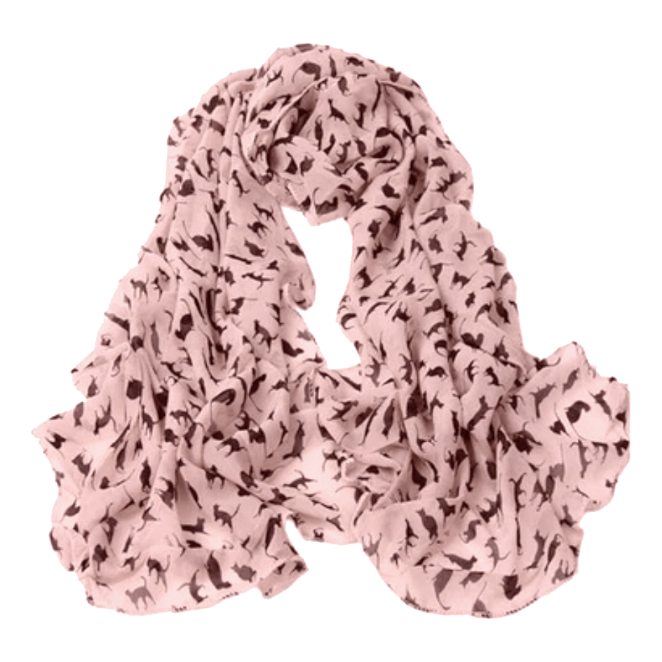 Foulard motifs chats